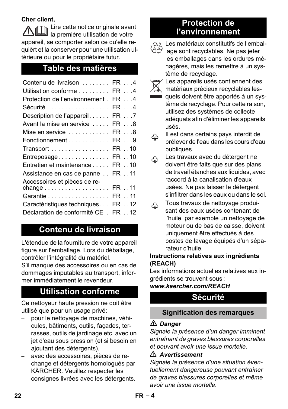 Karcher K 2 Premium User Manual | Page 22 / 248