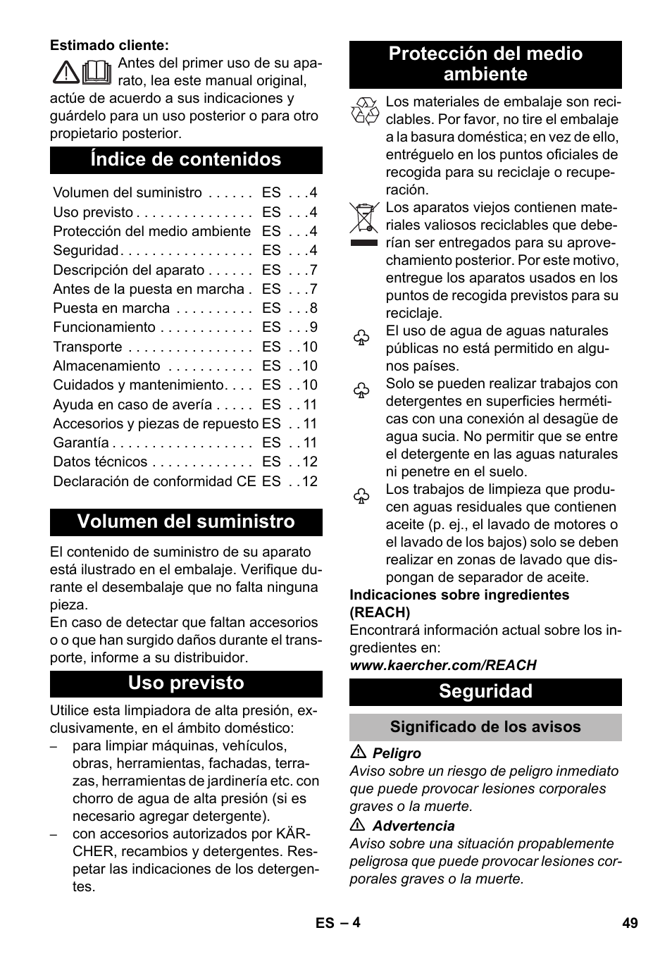 Karcher K 2 Premium User Manual | Page 49 / 248
