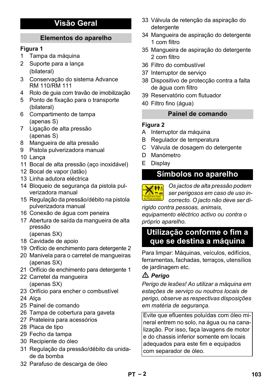 Visão geral | Karcher HDS 13-20-4 S EU User Manual | Page 103 / 436