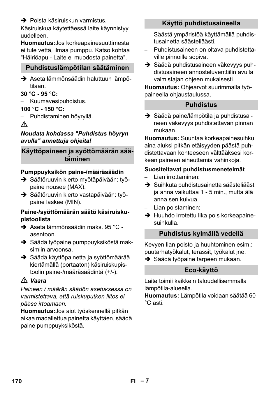 Karcher HDS 13-20-4 S EU User Manual | Page 170 / 436