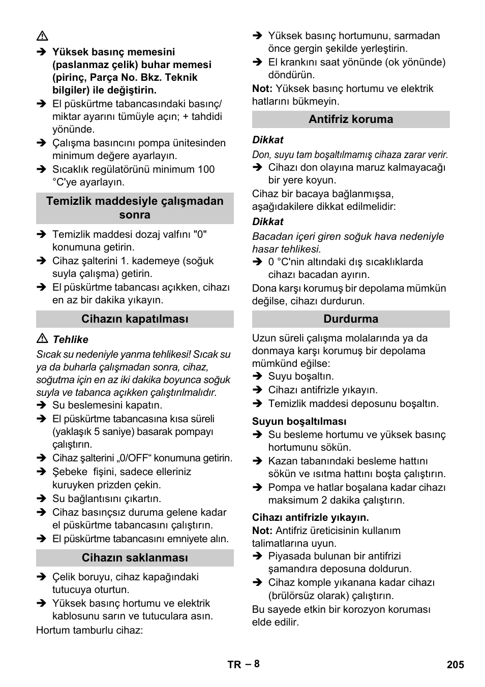 Karcher HDS 13-20-4 S EU User Manual | Page 205 / 436