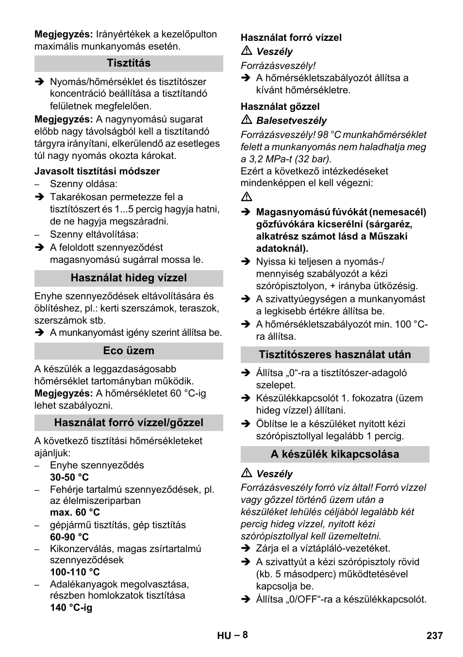 Karcher HDS 13-20-4 S EU User Manual | Page 237 / 436