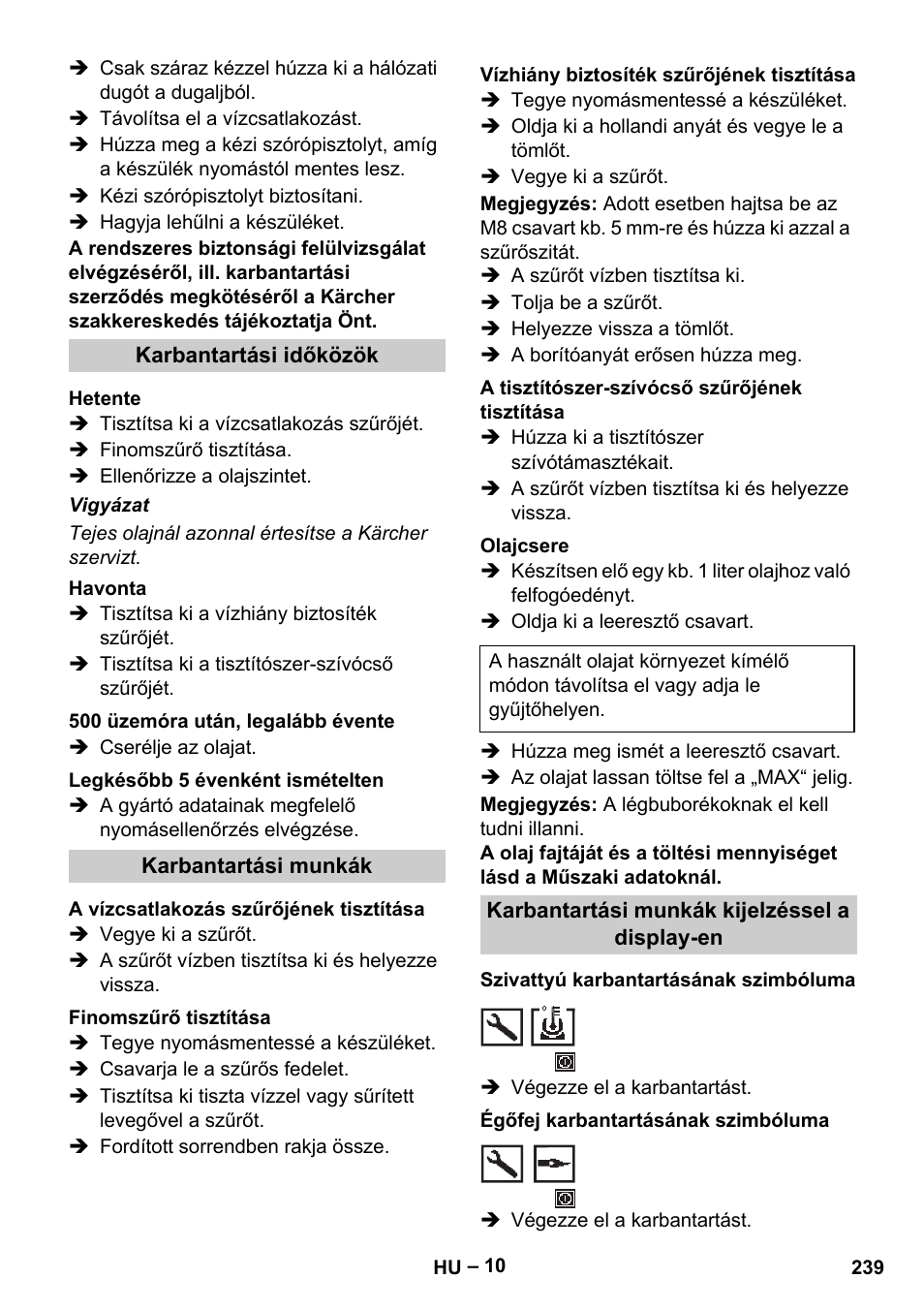 Karcher HDS 13-20-4 S EU User Manual | Page 239 / 436