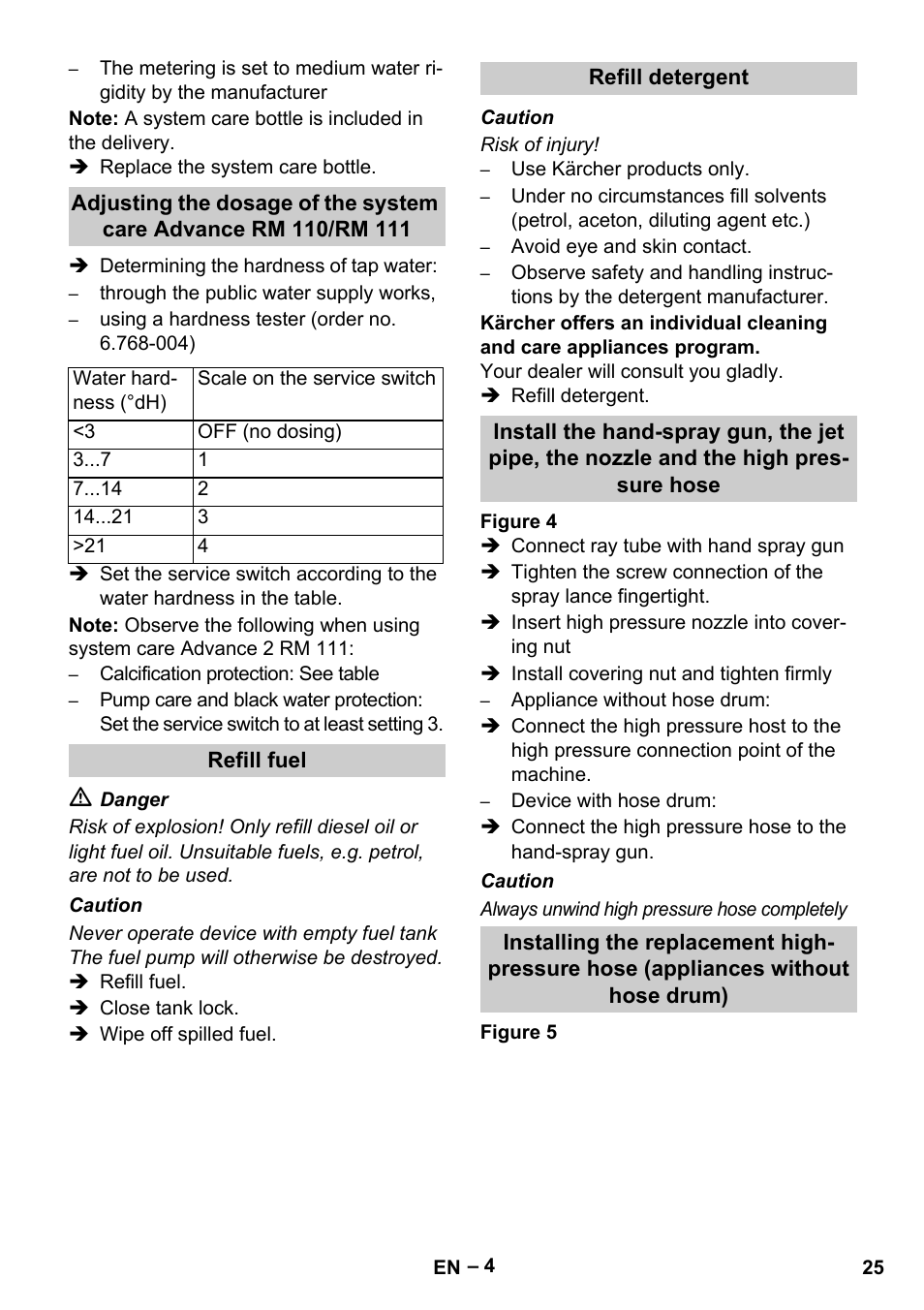 Karcher HDS 13-20-4 S EU User Manual | Page 25 / 436