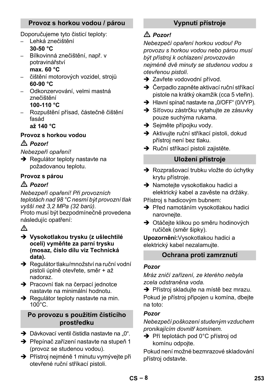 Karcher HDS 13-20-4 S EU User Manual | Page 253 / 436