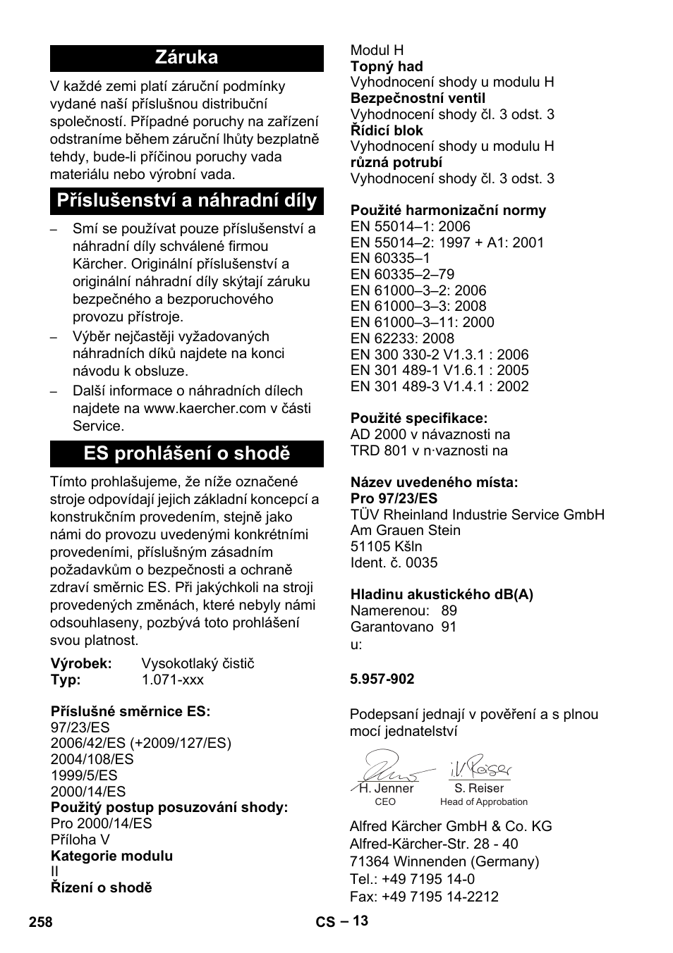 Karcher HDS 13-20-4 S EU User Manual | Page 258 / 436