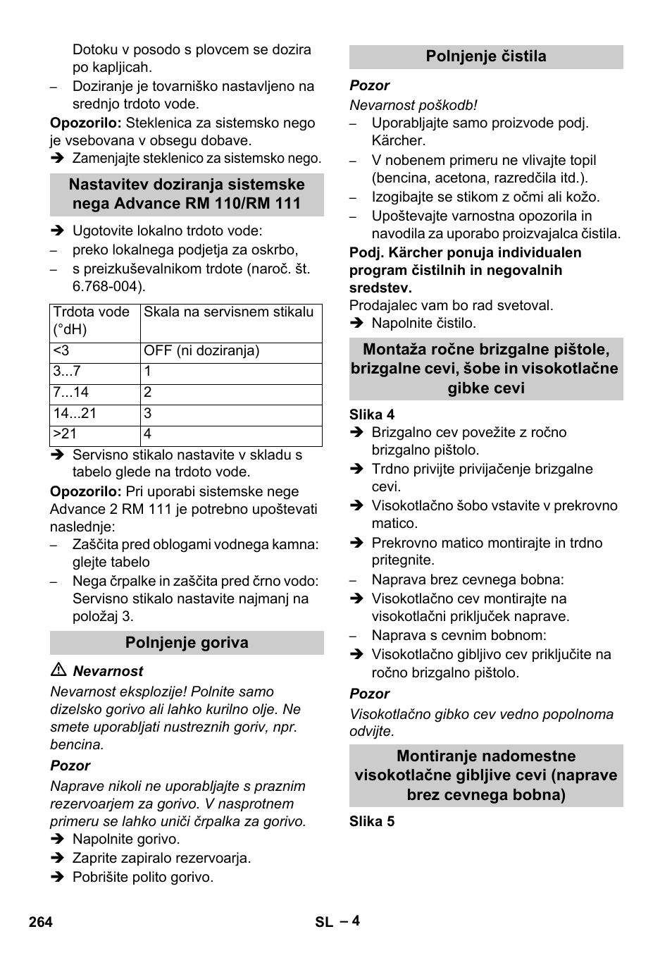 Karcher HDS 13-20-4 S EU User Manual | Page 264 / 436