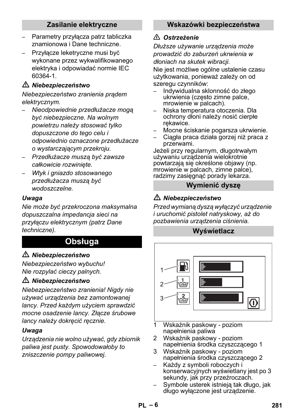 Obsługa | Karcher HDS 13-20-4 S EU User Manual | Page 281 / 436