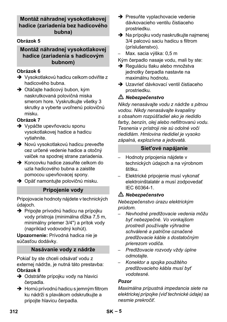 Karcher HDS 13-20-4 S EU User Manual | Page 312 / 436