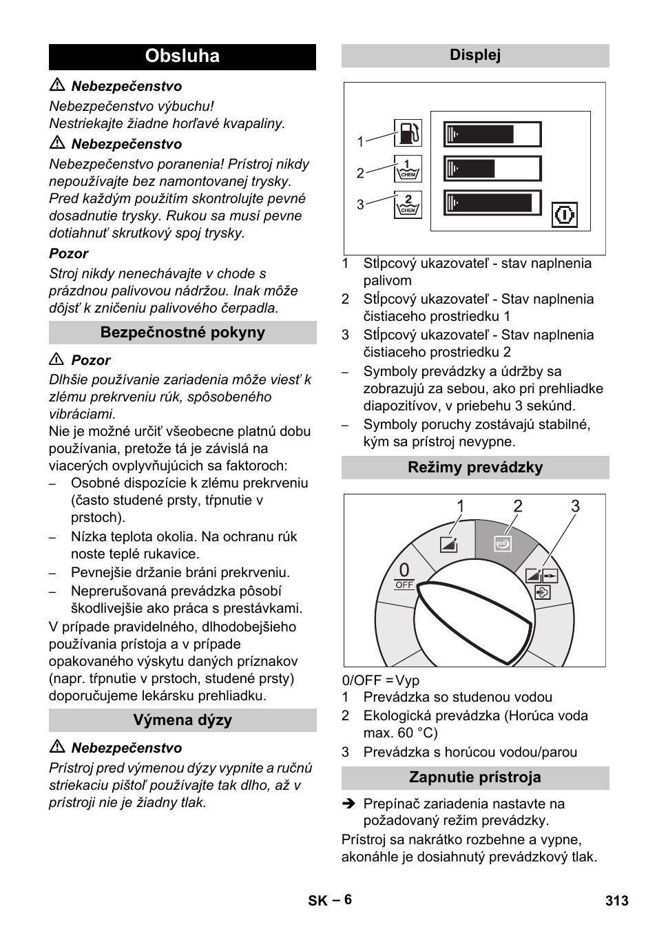 Obsluha | Karcher HDS 13-20-4 S EU User Manual | Page 313 / 436