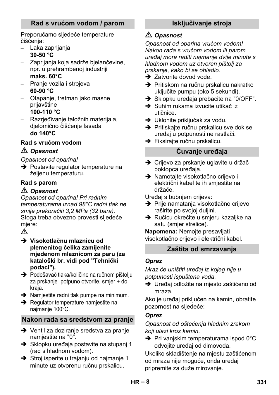 Karcher HDS 13-20-4 S EU User Manual | Page 331 / 436