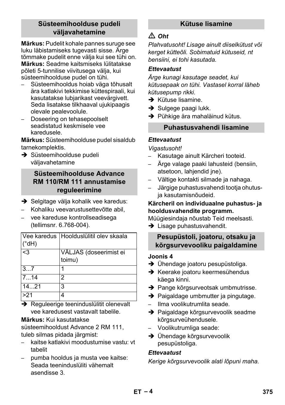 Karcher HDS 13-20-4 S EU User Manual | Page 375 / 436