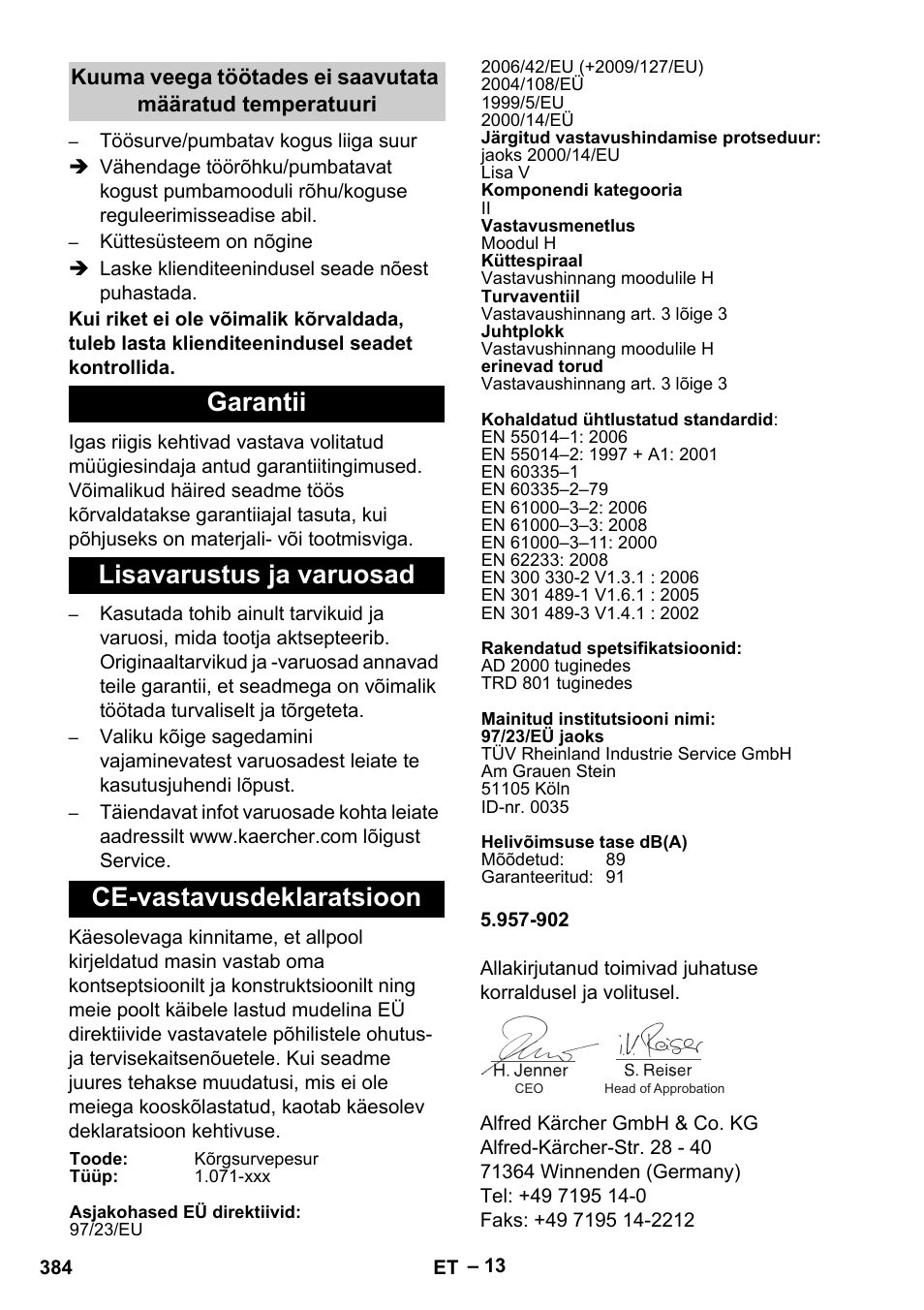 Karcher HDS 13-20-4 S EU User Manual | Page 384 / 436