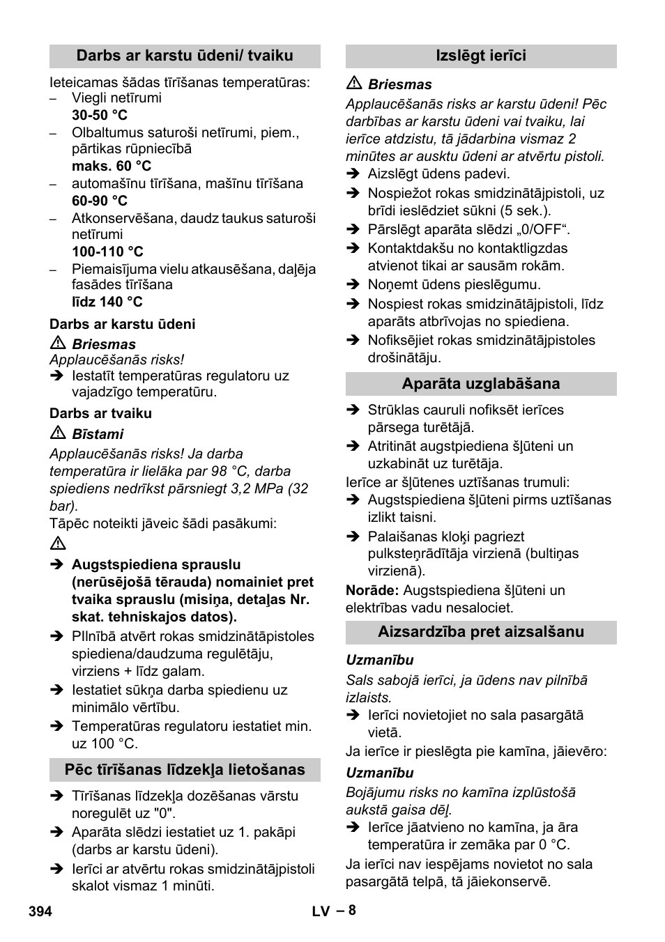 Karcher HDS 13-20-4 S EU User Manual | Page 394 / 436