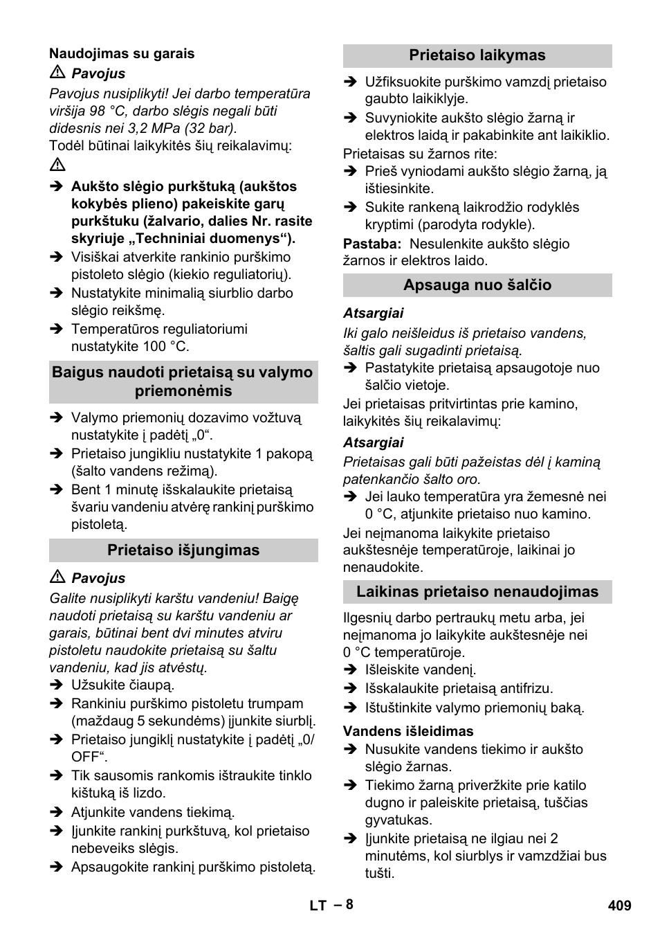 Karcher HDS 13-20-4 S EU User Manual | Page 409 / 436