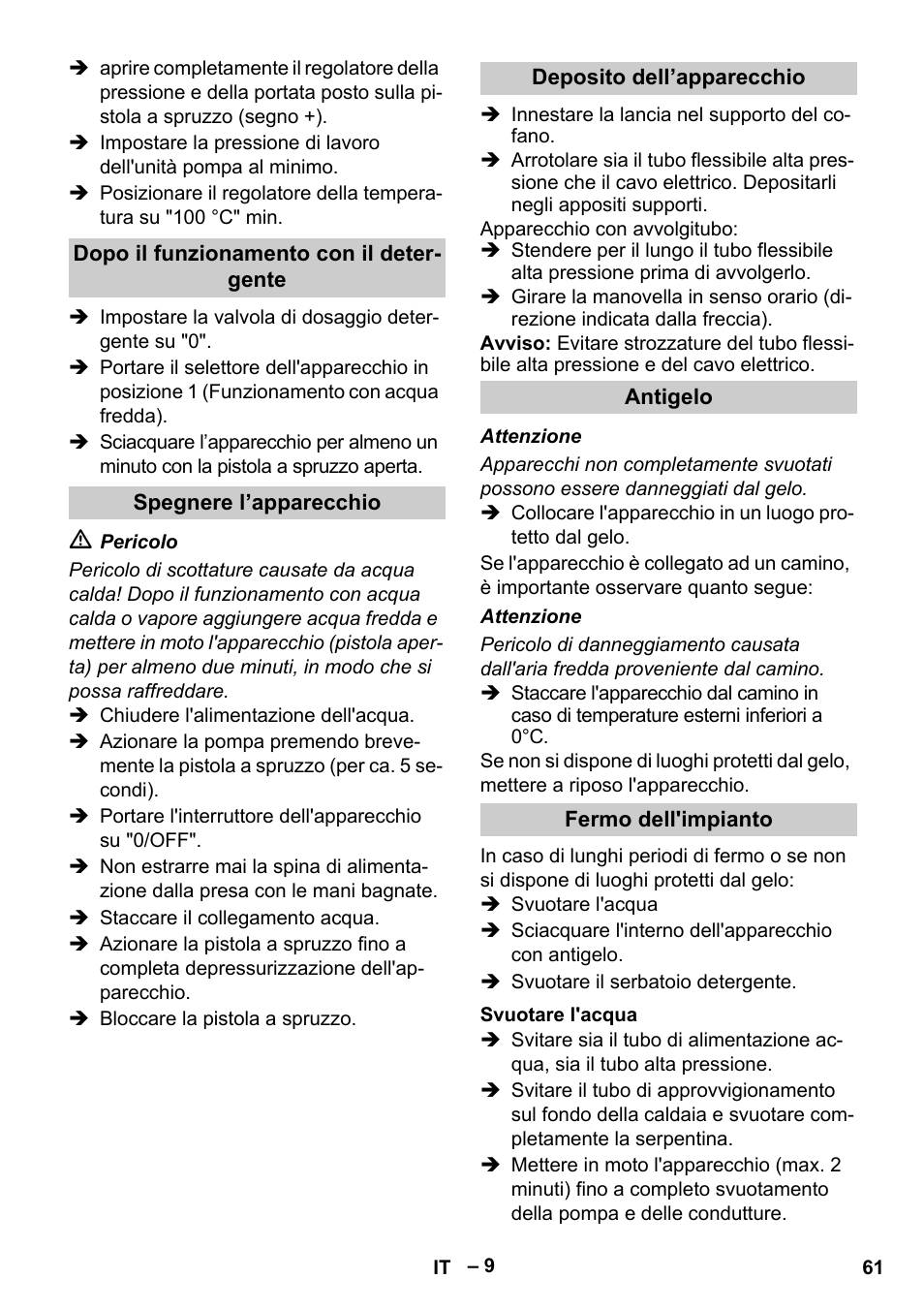 Karcher HDS 13-20-4 S EU User Manual | Page 61 / 436