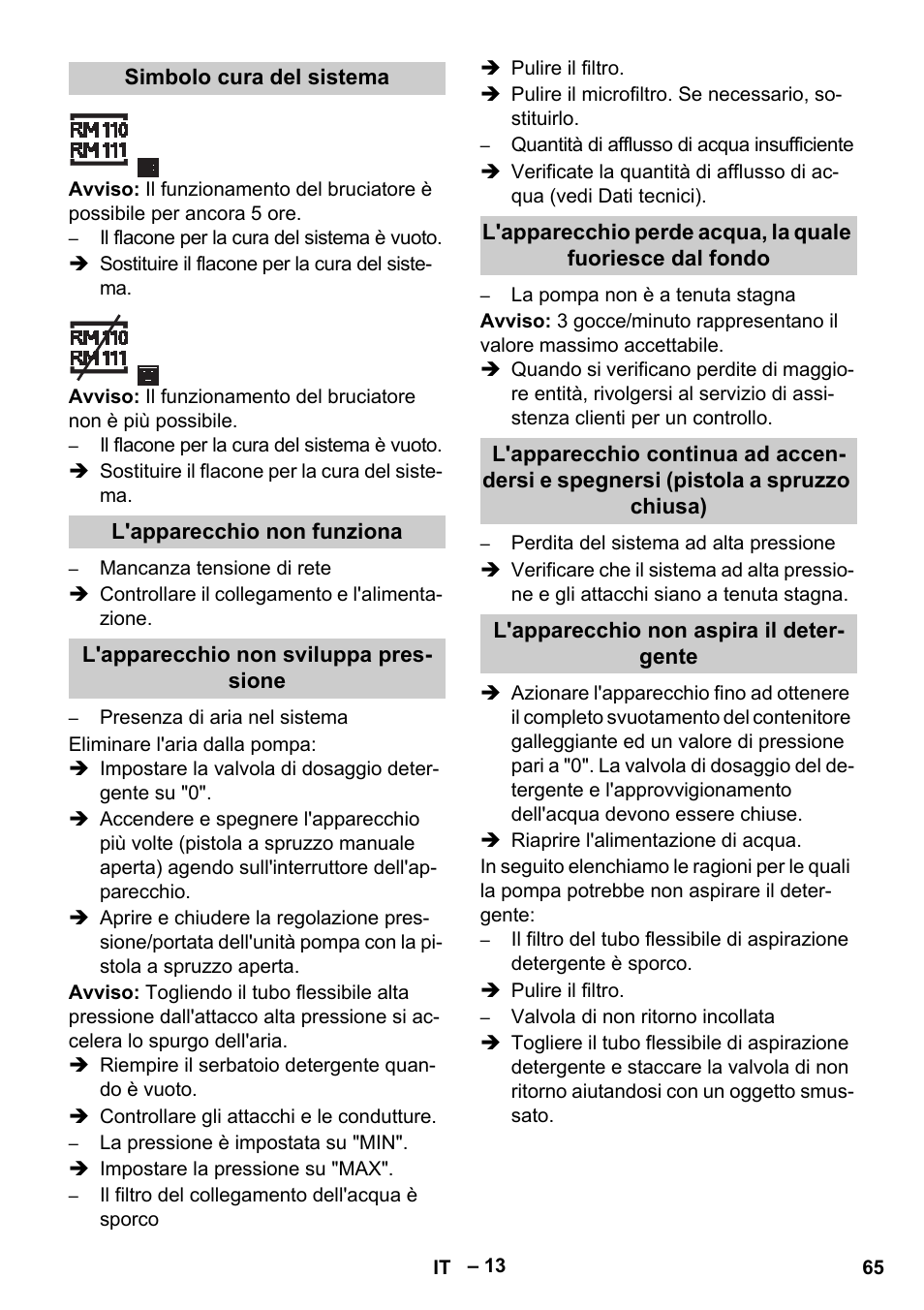 Karcher HDS 13-20-4 S EU User Manual | Page 65 / 436