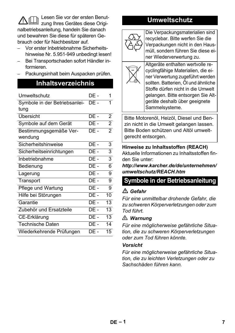 Karcher HDS 13-20-4 S EU User Manual | Page 7 / 436