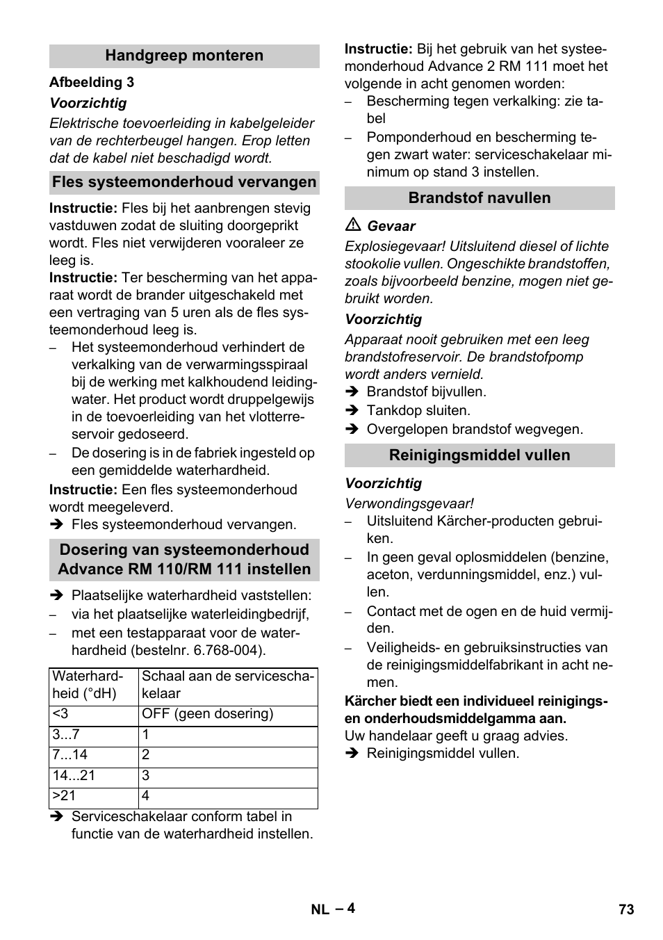 Karcher HDS 13-20-4 S EU User Manual | Page 73 / 436