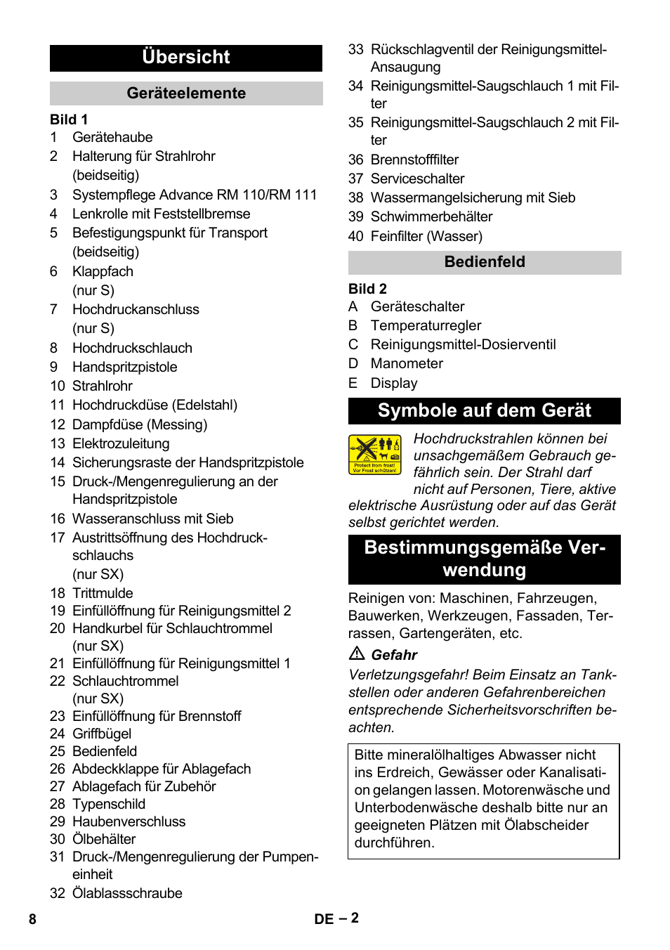 Übersicht | Karcher HDS 13-20-4 S EU User Manual | Page 8 / 436