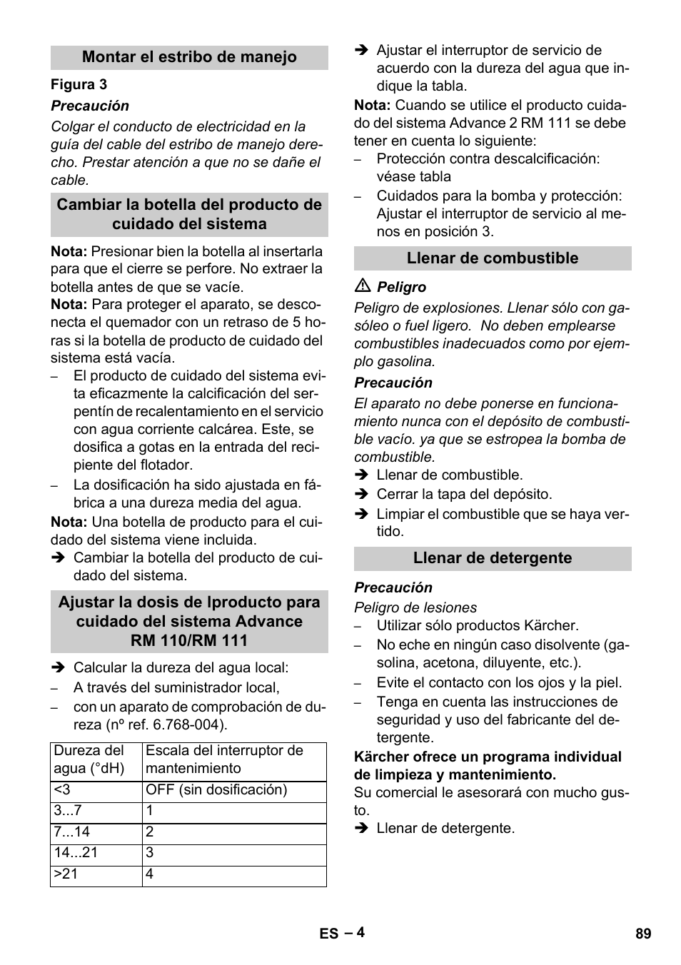 Karcher HDS 13-20-4 S EU User Manual | Page 89 / 436
