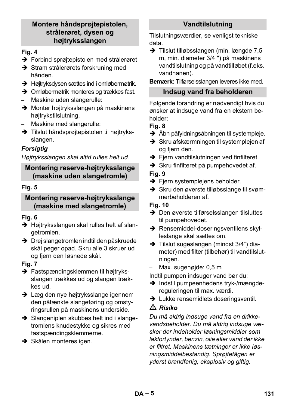 Karcher HDS 8-17-4M Classic EU User Manual | Page 131 / 468