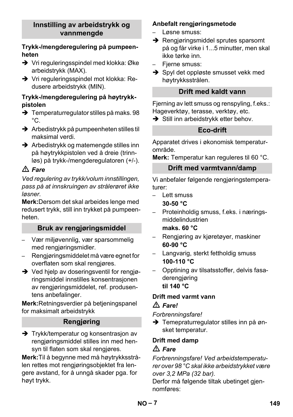 Karcher HDS 8-17-4M Classic EU User Manual | Page 149 / 468