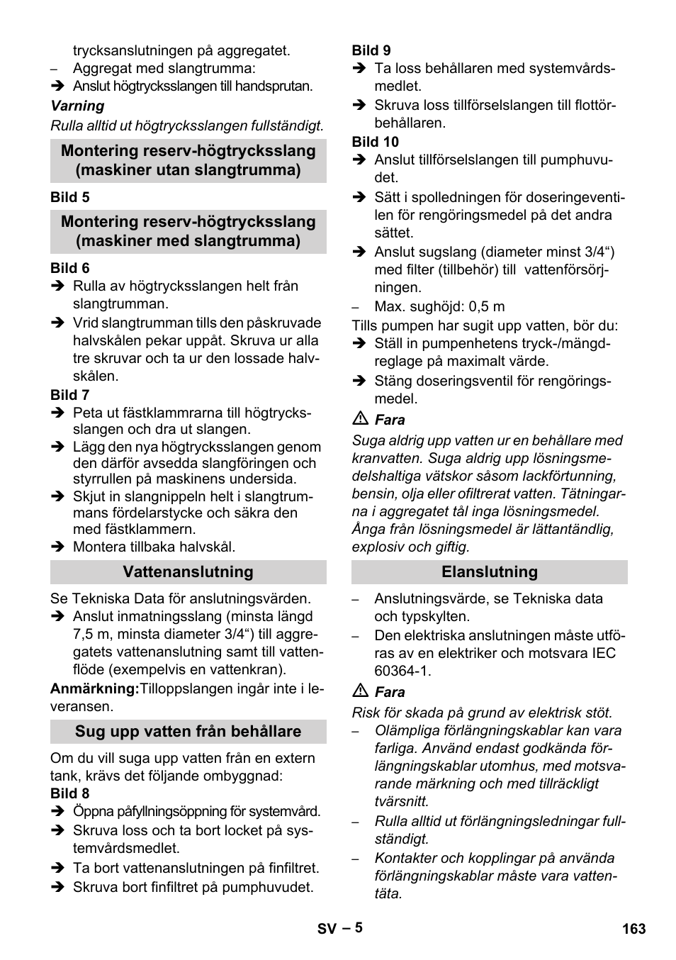 Karcher HDS 8-17-4M Classic EU User Manual | Page 163 / 468