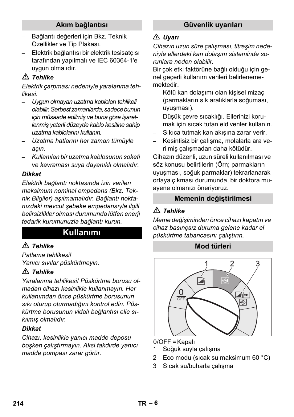 Kullanımı | Karcher HDS 8-17-4M Classic EU User Manual | Page 214 / 468