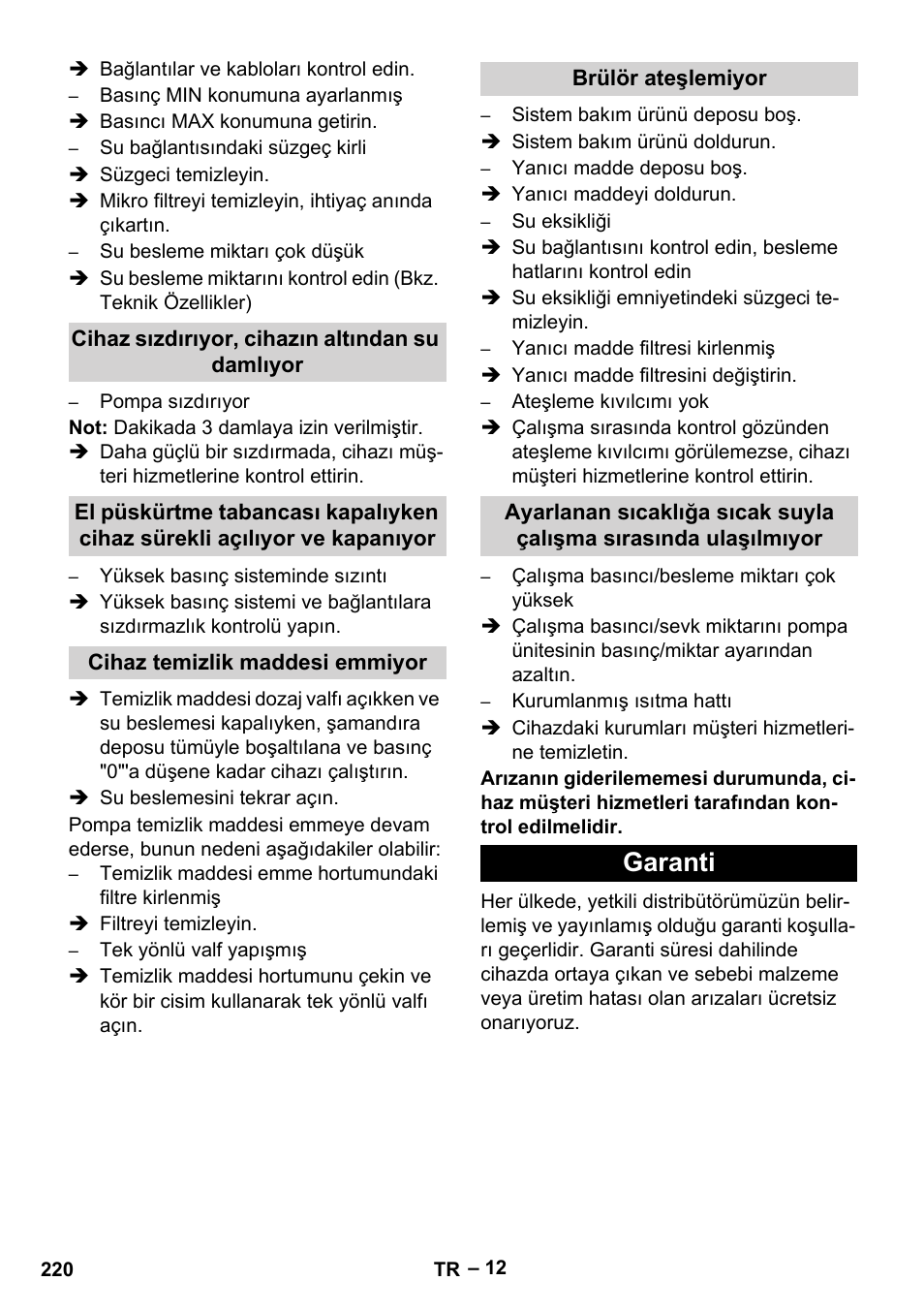 Garanti | Karcher HDS 8-17-4M Classic EU User Manual | Page 220 / 468