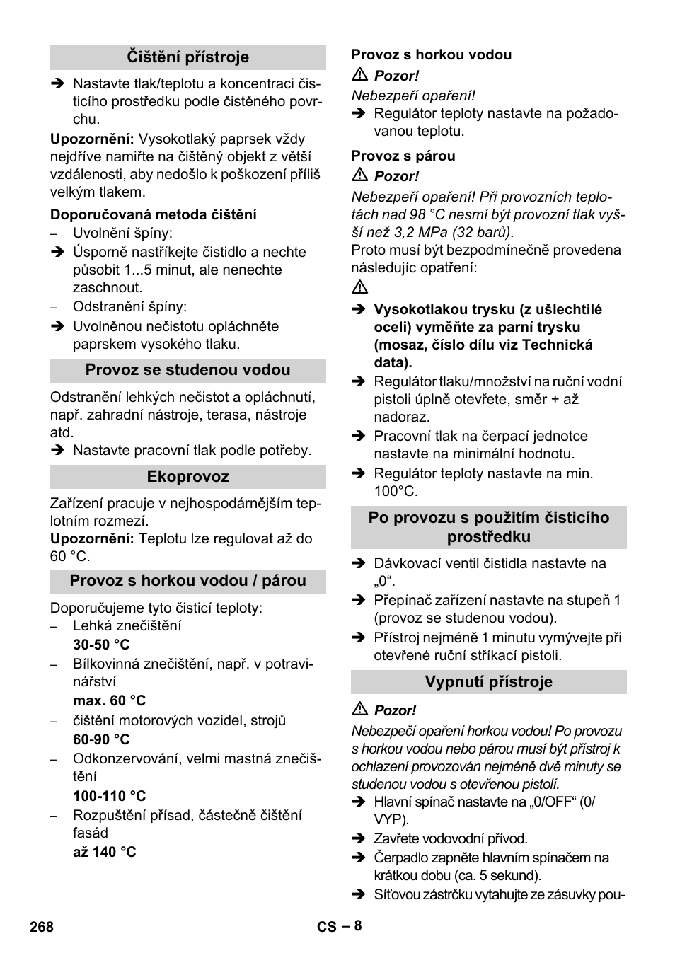 Karcher HDS 8-17-4M Classic EU User Manual | Page 268 / 468