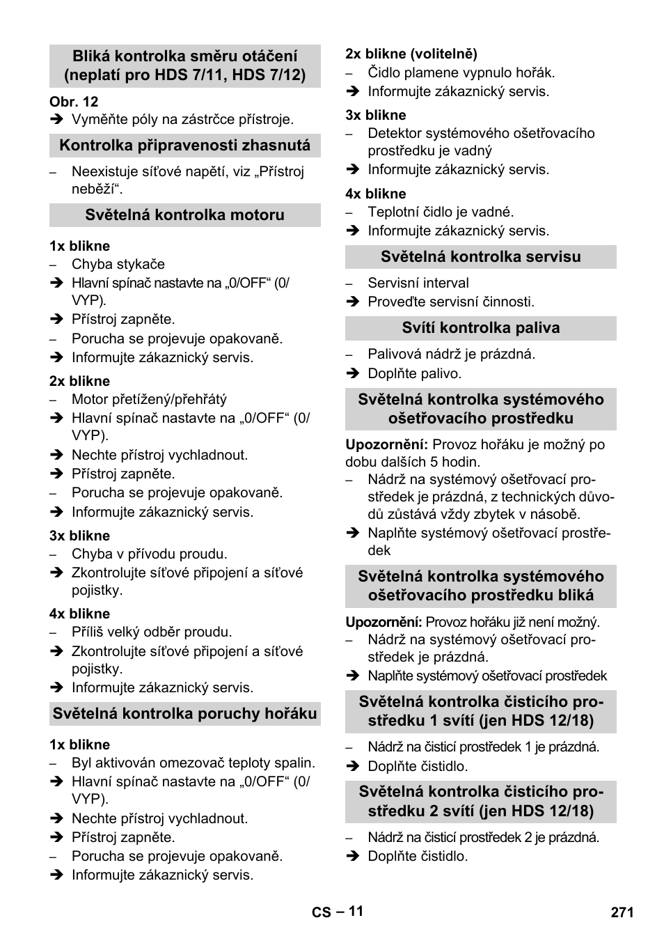 Karcher HDS 8-17-4M Classic EU User Manual | Page 271 / 468