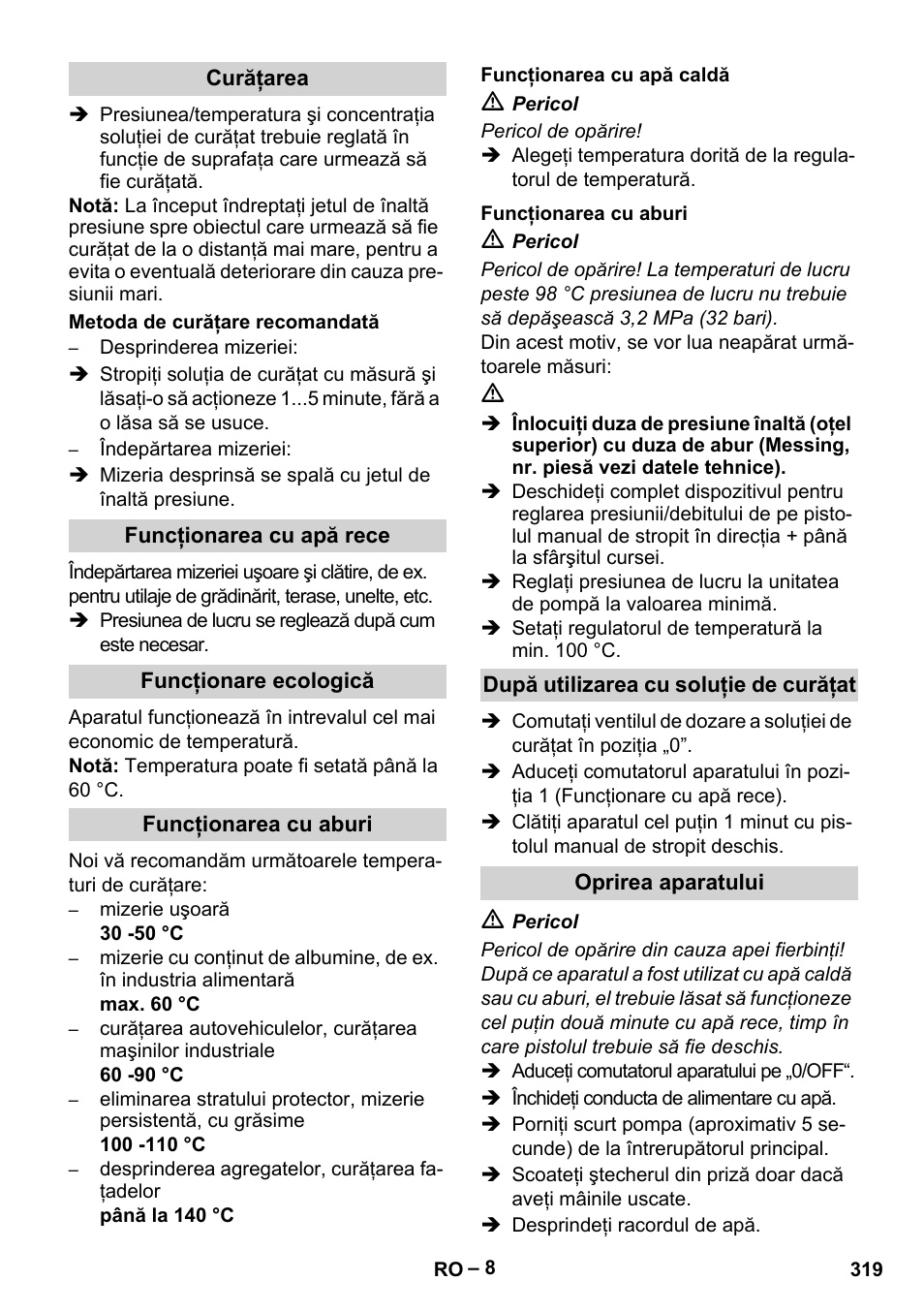 Karcher HDS 8-17-4M Classic EU User Manual | Page 319 / 468