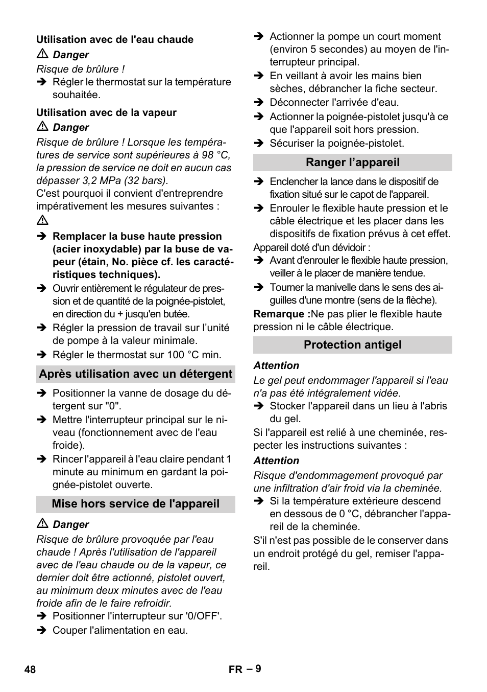 Karcher HDS 8-17-4M Classic EU User Manual | Page 48 / 468