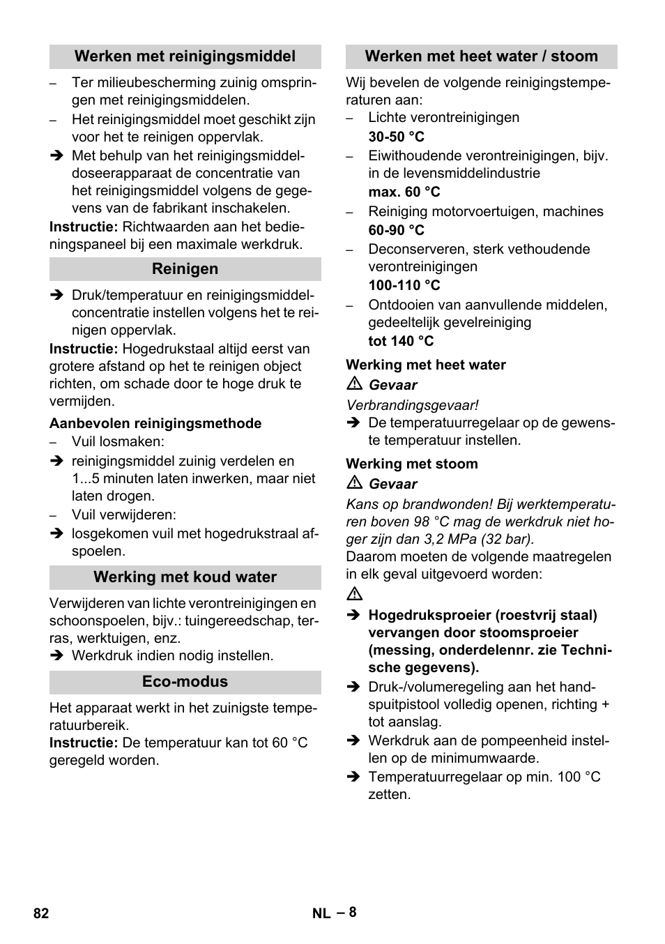 Karcher HDS 8-17-4M Classic EU User Manual | Page 82 / 468