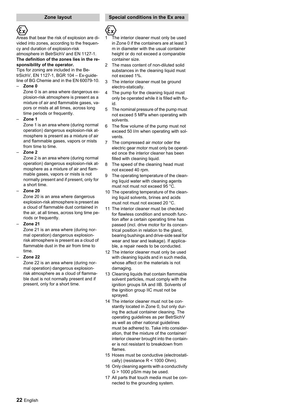 Karcher HKF 200 ET User Manual | Page 22 / 228