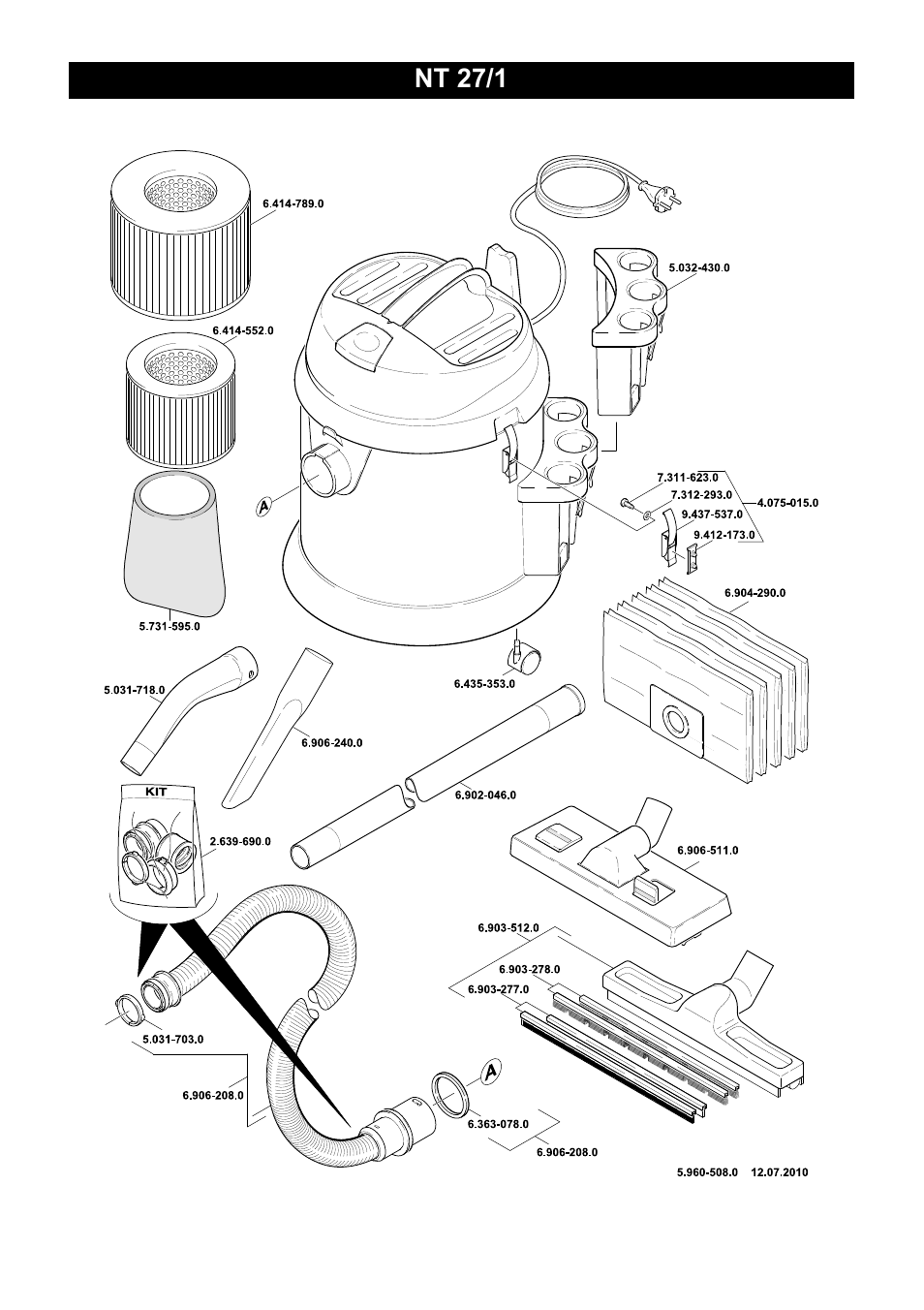 Nt 27/1 | Karcher NT 27-1 Professional User Manual | Page 145 / 148