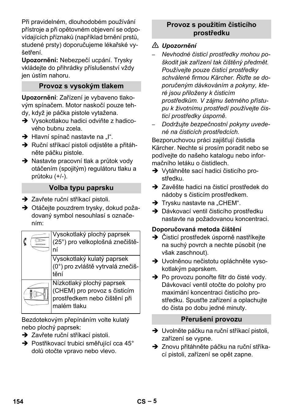 Karcher HD 5-15 C + FR User Manual | Page 154 / 280