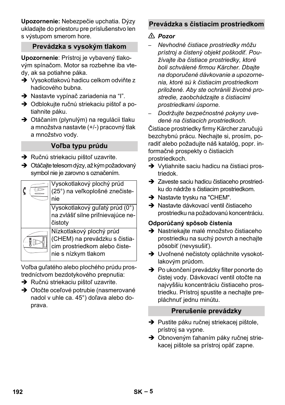 Karcher HD 5-15 C + FR User Manual | Page 192 / 280