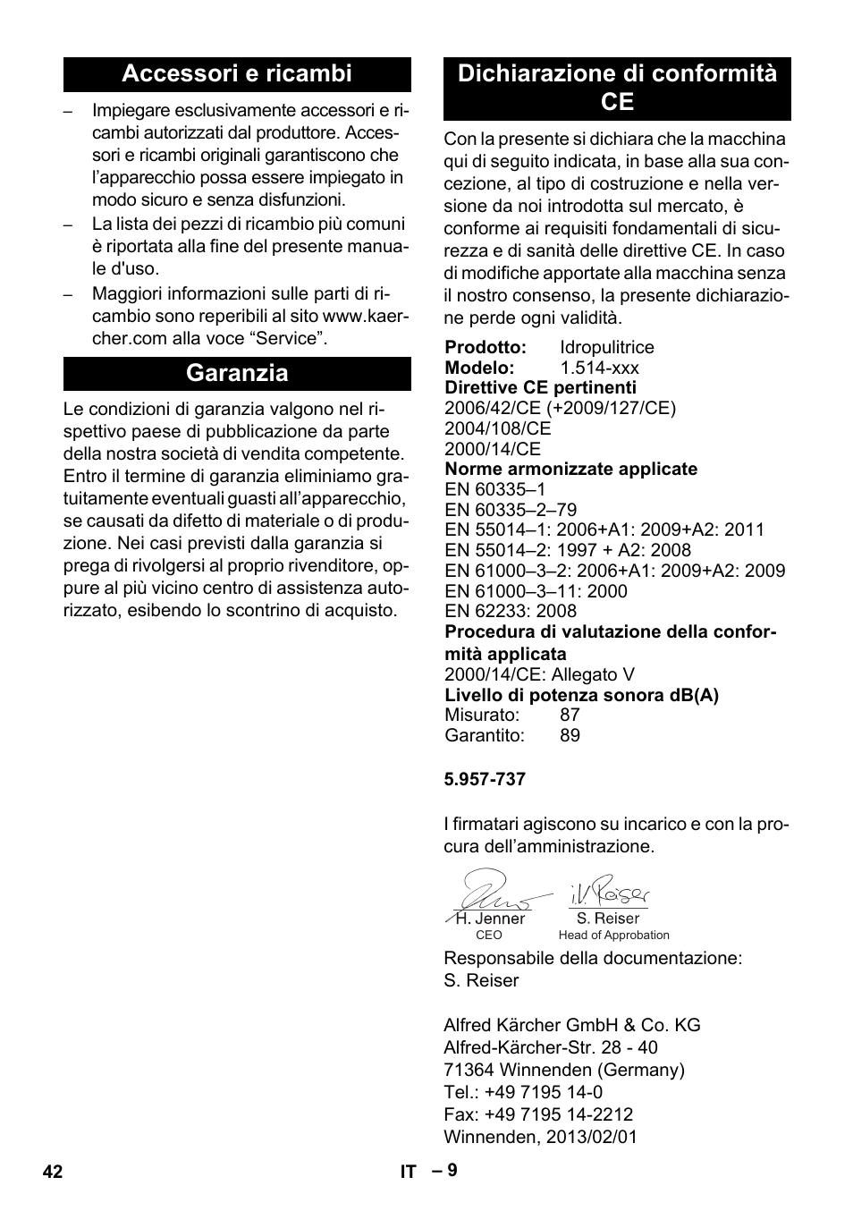 Karcher HD 5-15 C + FR User Manual | Page 42 / 280