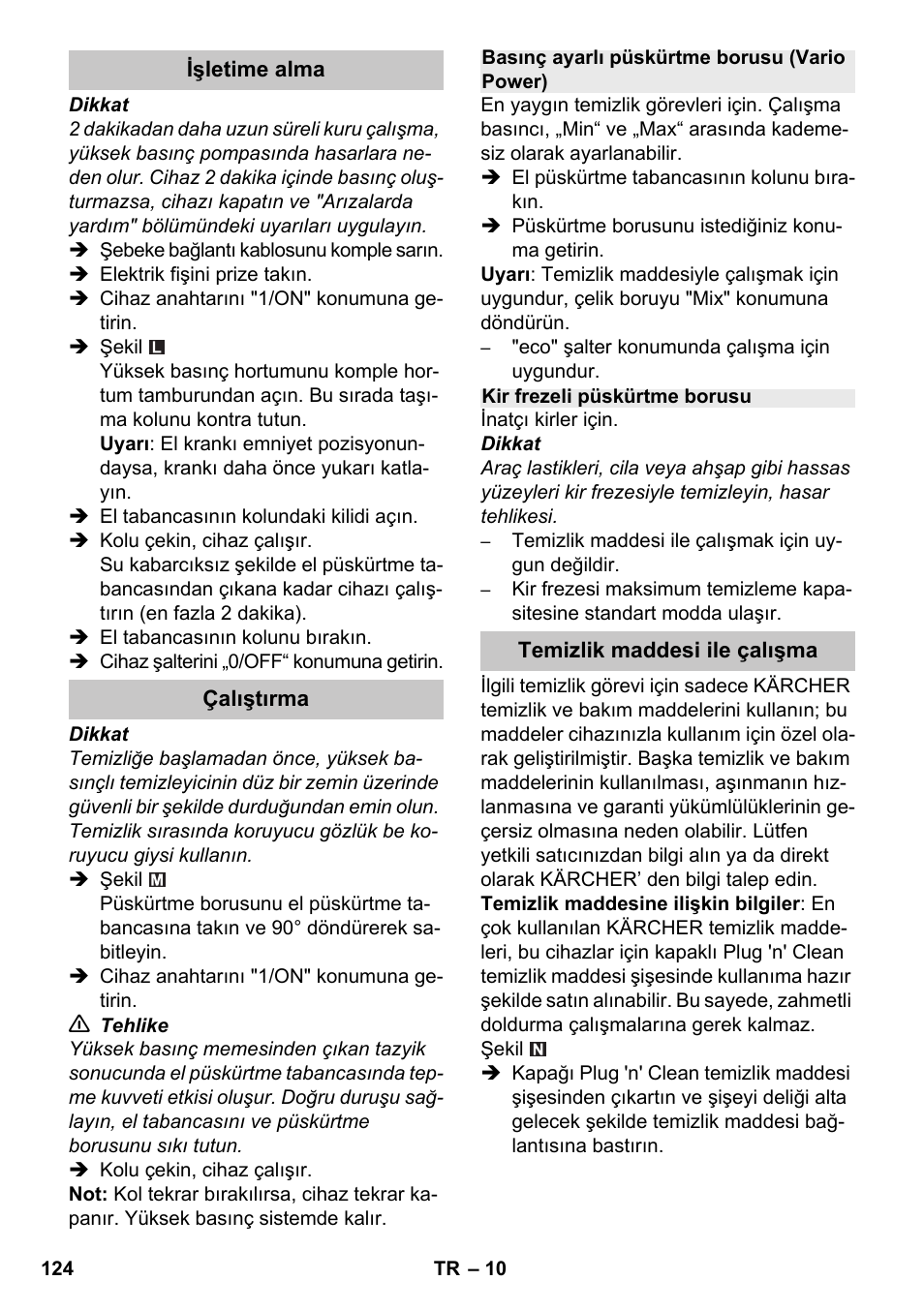 Karcher K 7 Premium eco!ogic Home User Manual | Page 124 / 264