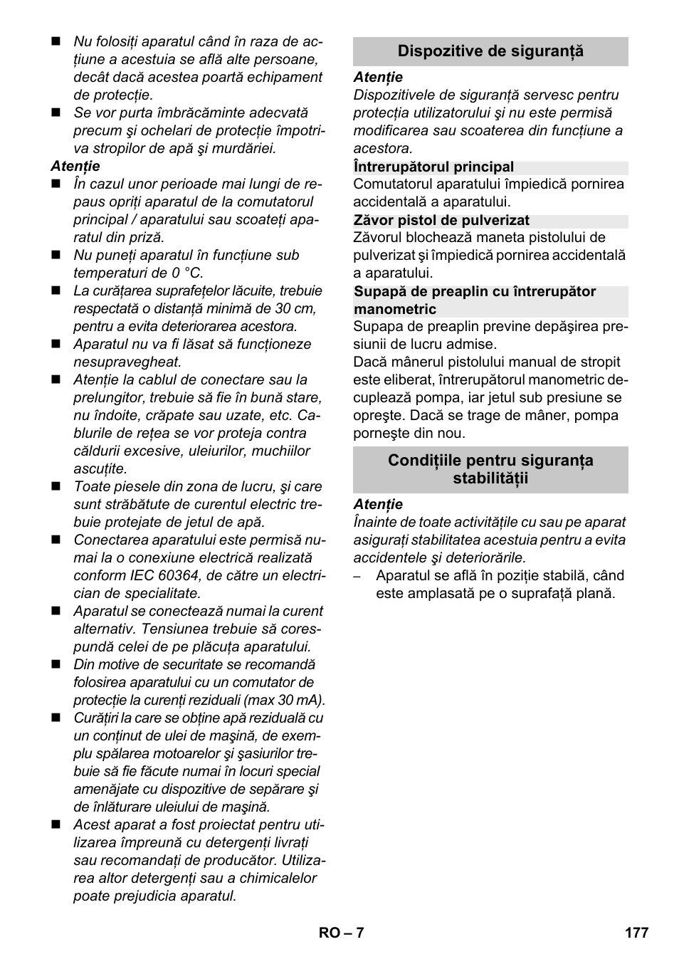 Karcher K 7 Premium eco!ogic Home User Manual | Page 177 / 264