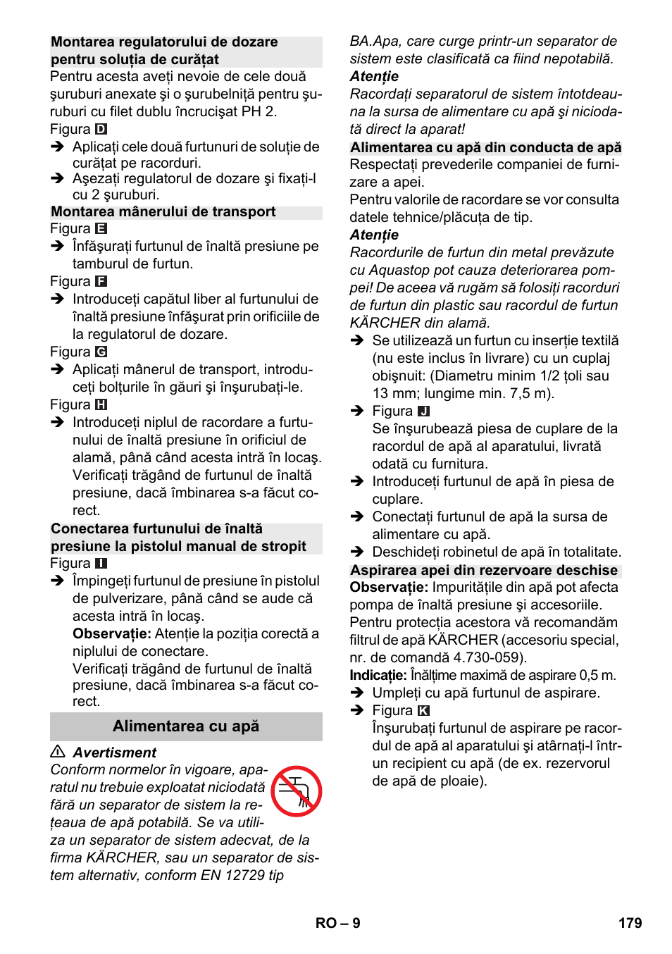 Karcher K 7 Premium eco!ogic Home User Manual | Page 179 / 264