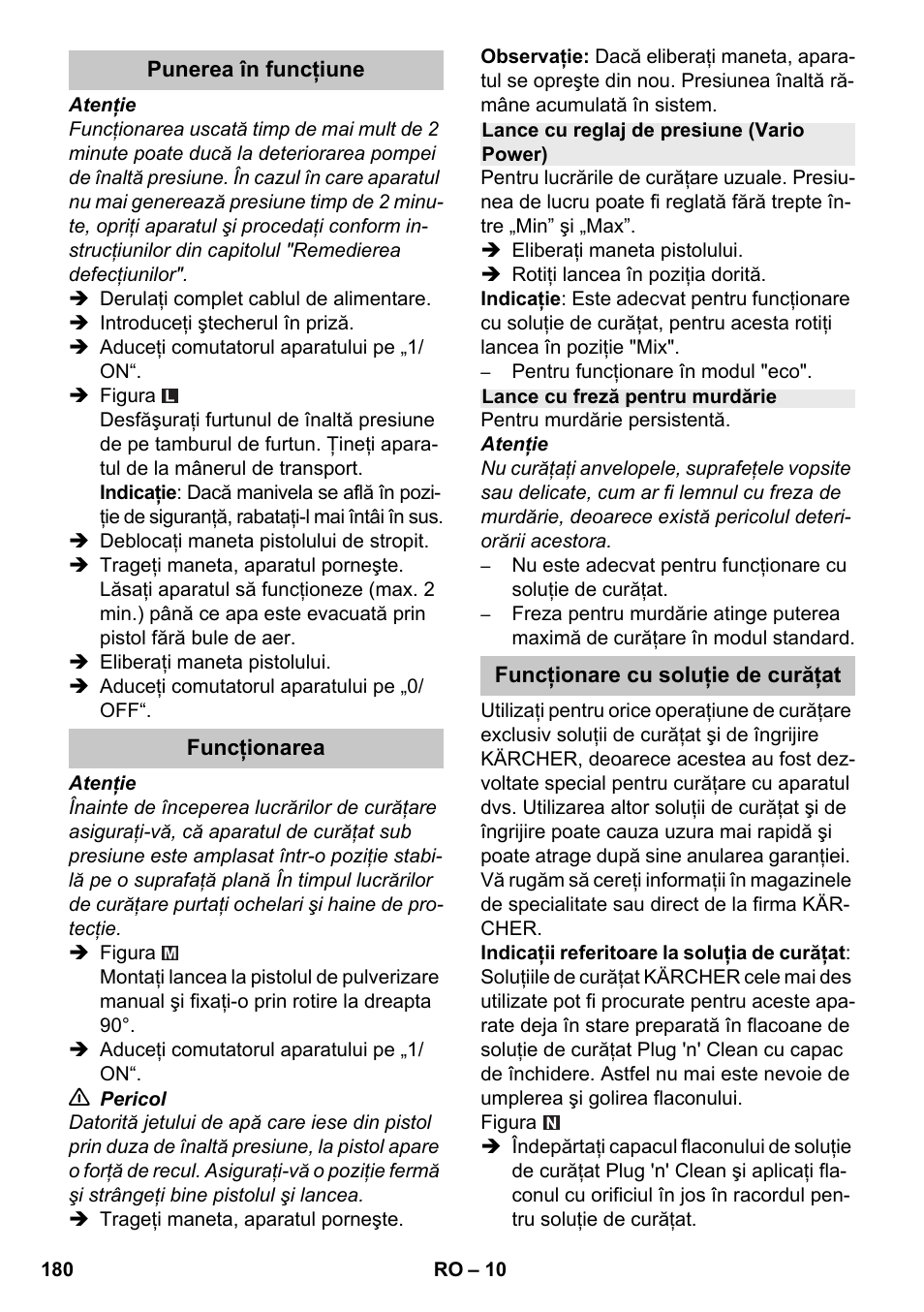 Karcher K 7 Premium eco!ogic Home User Manual | Page 180 / 264