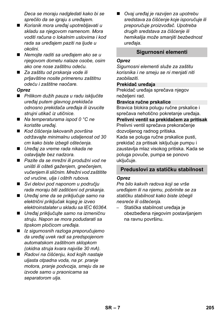 Karcher K 7 Premium eco!ogic Home User Manual | Page 205 / 264