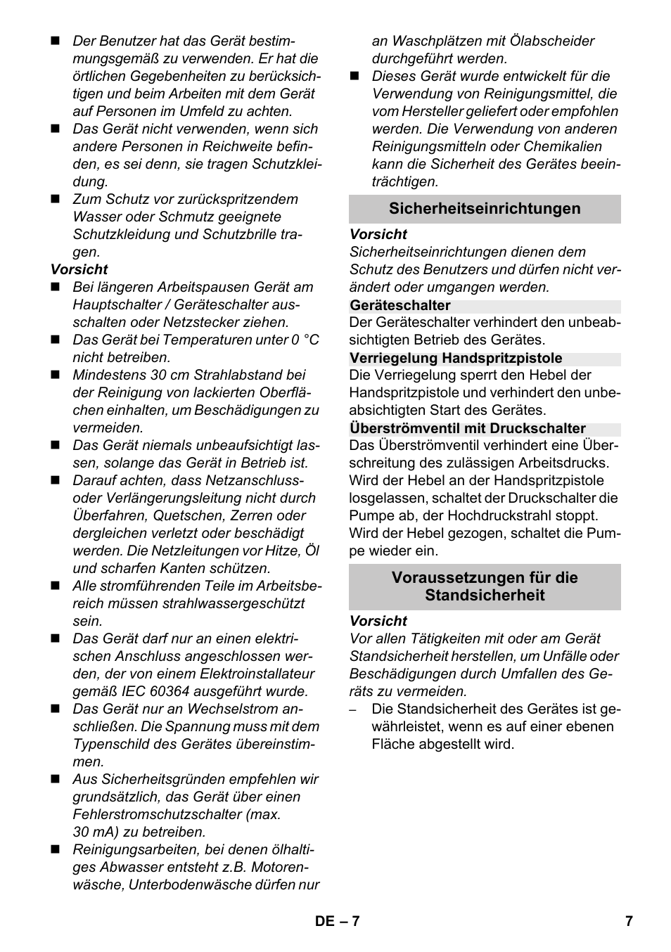 Karcher K 7 Premium eco!ogic Home User Manual | Page 7 / 264