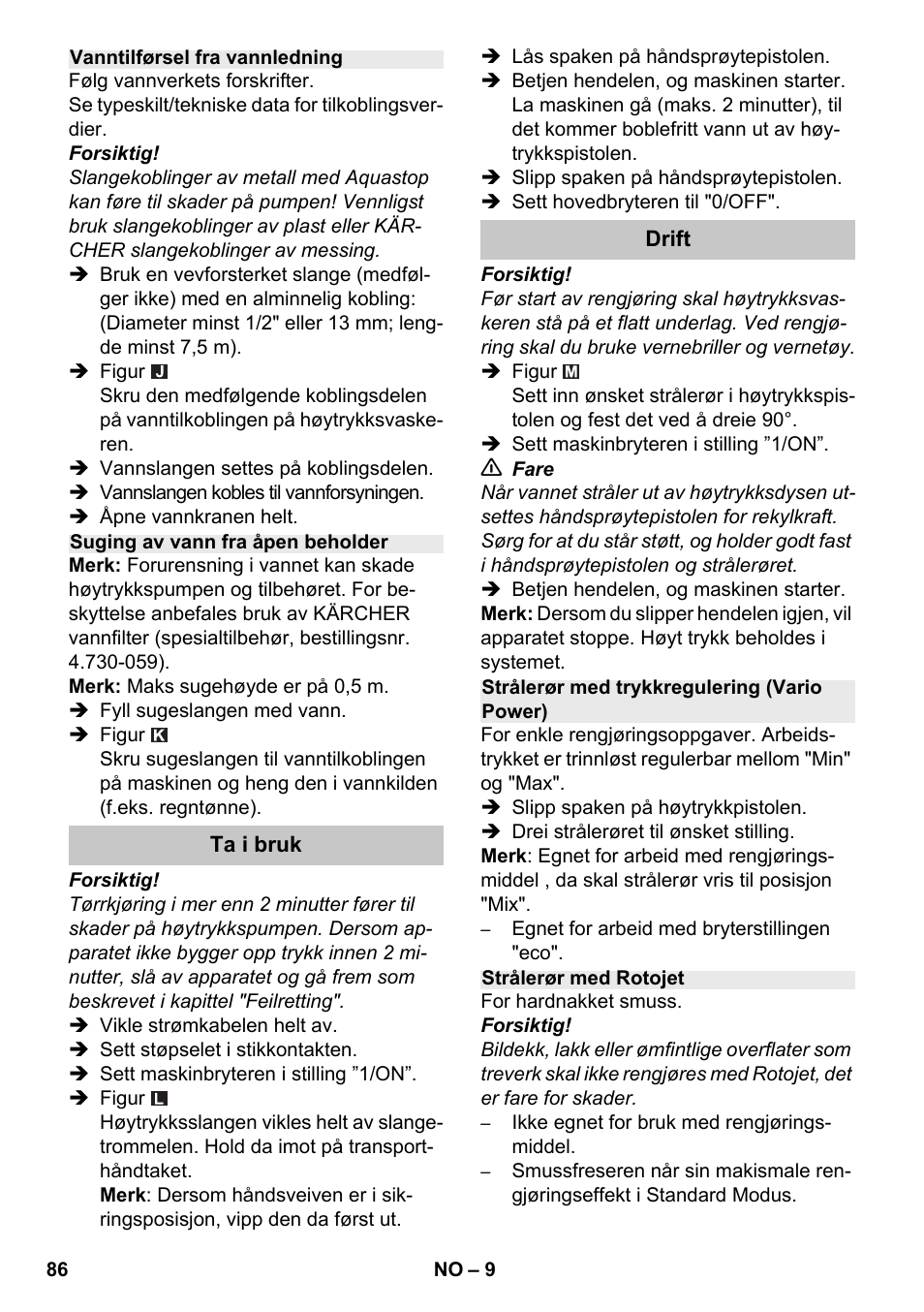 Karcher K 7 Premium eco!ogic Home User Manual | Page 86 / 264