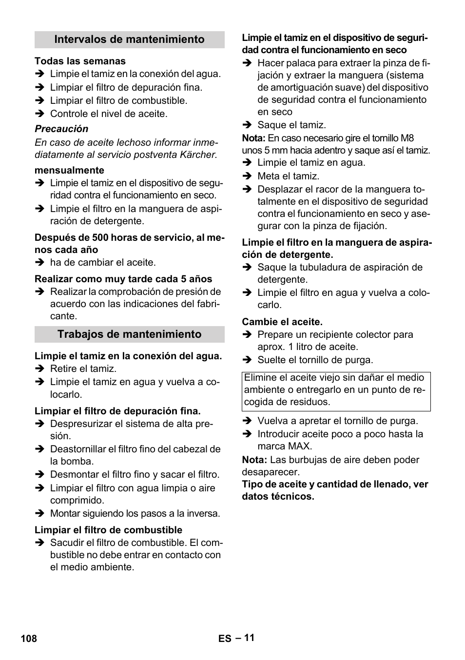 Karcher HDS 8-18-4 C User Manual | Page 108 / 496