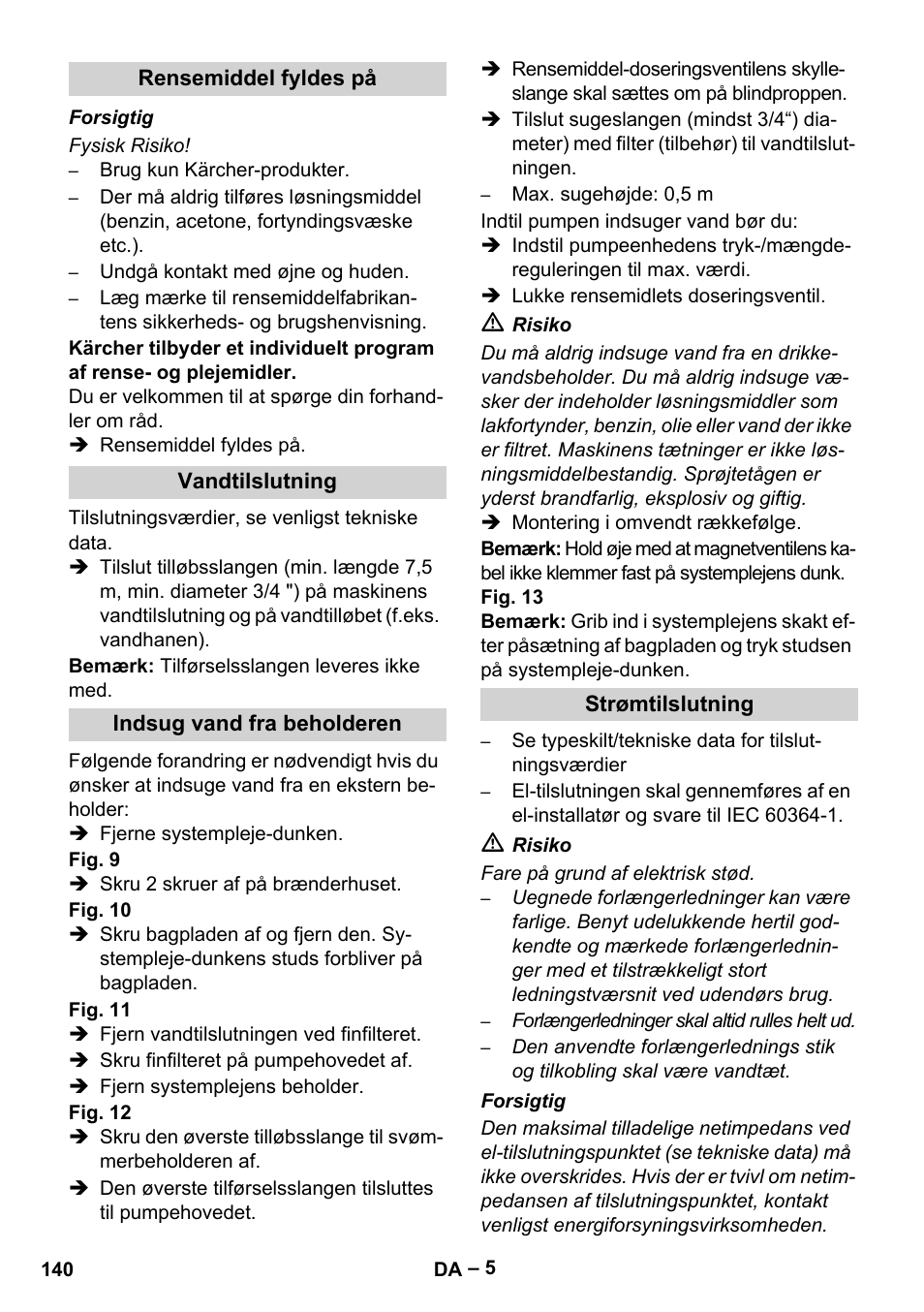 Karcher HDS 8-18-4 C User Manual | Page 140 / 496