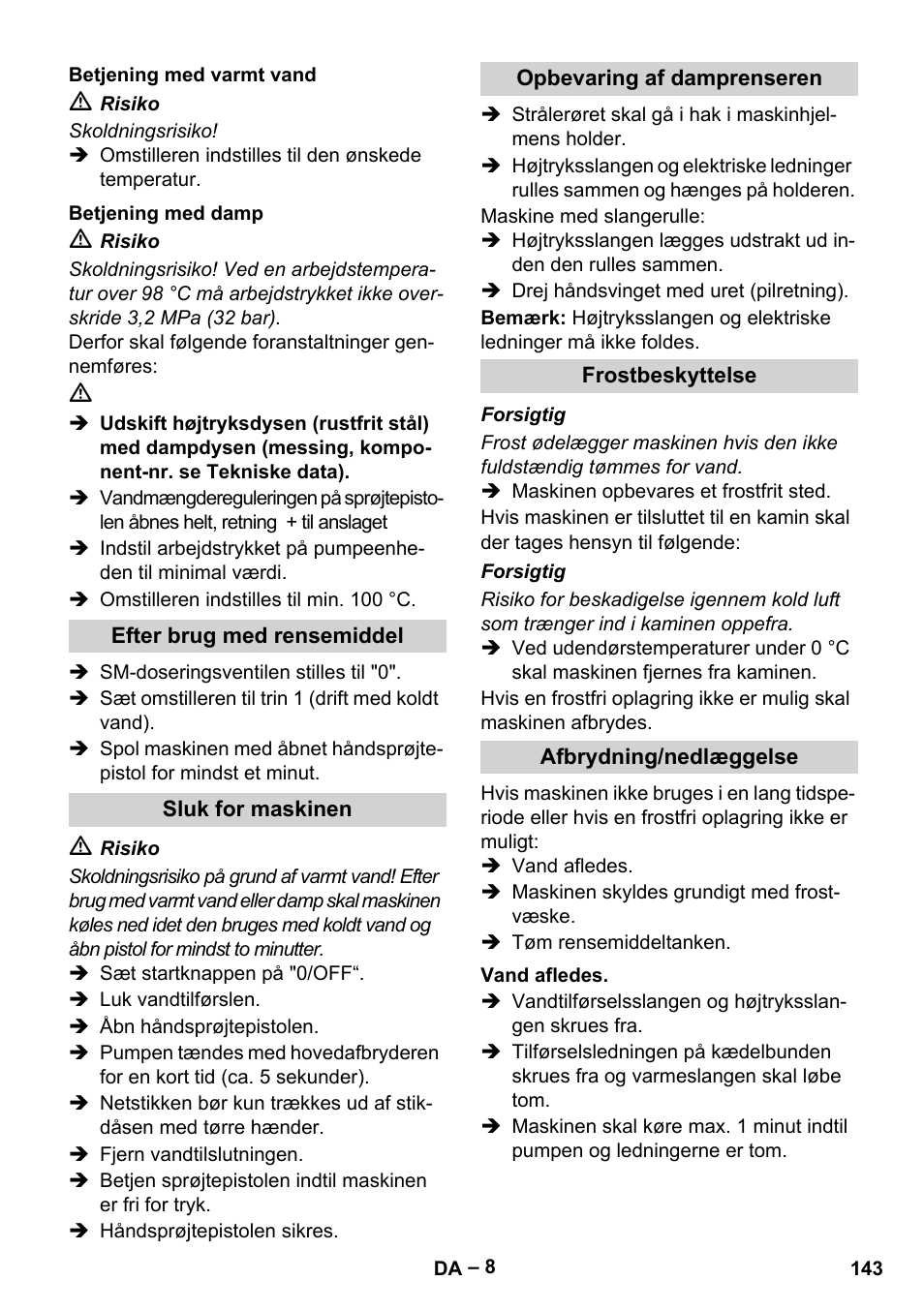 Karcher HDS 8-18-4 C User Manual | Page 143 / 496